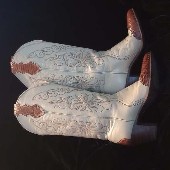Vintage Justin Dancing Cowgirl Boots Size 5B - Picture 4 of 11